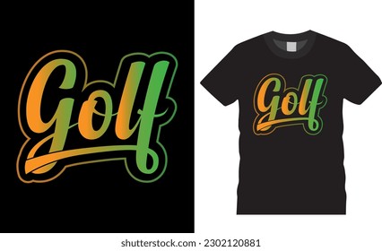 Golf t-Shirt Design my retirement plan. Typography premium vector Template.
