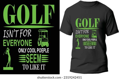 Golf  T-Shirt Design Vector Files