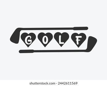 Golf Typography Design, Elevate Your Golf Game Typography Set,  Sports Typography, Trendy Golf Typography Graphics Pack, Golf Art Designs,  Sports