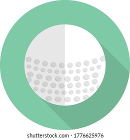 golf vector flat color icon