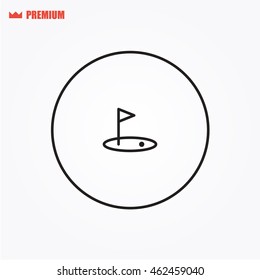 Golf vector icon