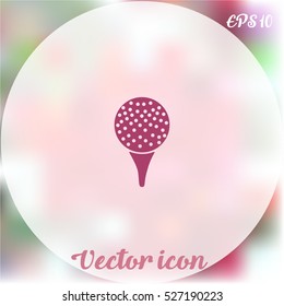 Golf vector icon