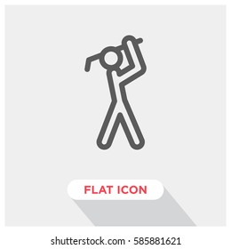 Golf vector icon