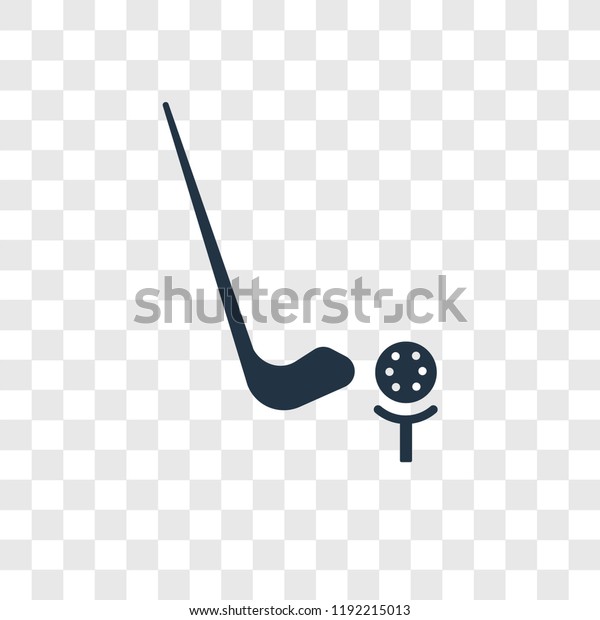 Golf vector icon isolated on transparent
background, Golf transparency logo
concept
