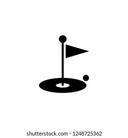 golf vector icon. golf sign on white background. golf icon for web and app