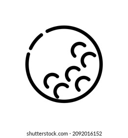 golf vector icon, sport, ball, hobby symbol. Modern,simple flat vector illustration for web site or mobile app