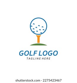 Golf Vector Illustration logo. Golf Championship icon. Simple Concept.