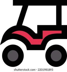 Golf Vector illustration on a transparent background.Premium quality symmbols.Stroke vector icon for concept and graphic design.