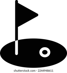 golf  Vector illustration on a transparent background. Premium quality symmbols. Glyphs vector icons for concept and graphic design. 
