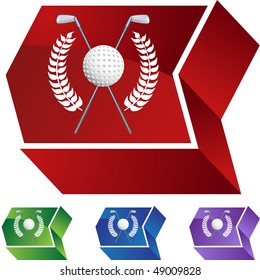 Golf Wreath