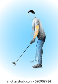 golfer gray