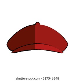 golfer hat isolated icon