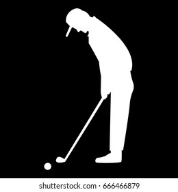 Golfer   icon .