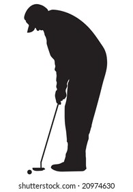 Golfer Silhouette