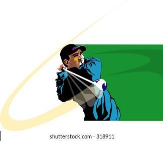 golfer swing