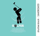 Golfer Vector Illustration
