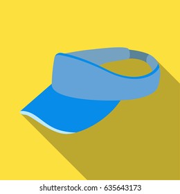 Golfer's headdress.Golf club single icon in flat style vector symbol stock illustration web.