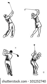 Golfing