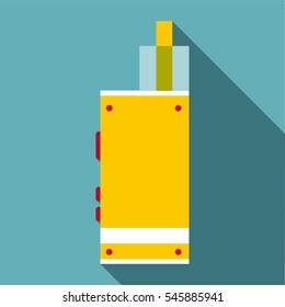 Golfing bag icon. Flat illustration of golfing bag vector icon for web