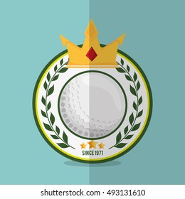 golfing related icons image