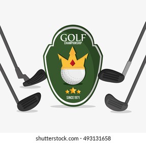golfing related icons image