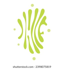 Golgi apparatus structure. Vector Illustration