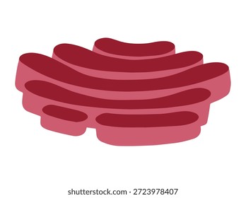 Arte de Clip de anatomía celular del complejo de Golgi