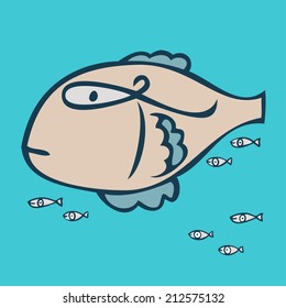 Goliath grouper illustration