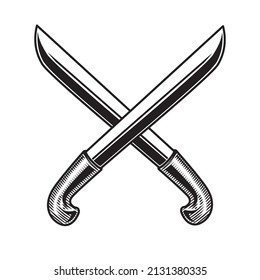 Ilustración portadora de Golok, arte de línea blanca y negra