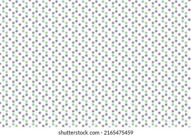 Gometric colorful flowers pattern for textile in vector formate.