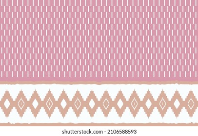 Gometric ethic oriental ikat seamless pattern traditional Design for background,carpet,wallpaper,clothing,wrapping,batik,fabric,Vector illustration.embroidery style.