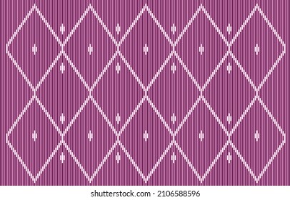 Gometric ethic oriental ikat seamless pattern traditional Design for background,carpet,wallpaper,clothing,wrapping,batik,fabric,Vector illustration.embroidery style.