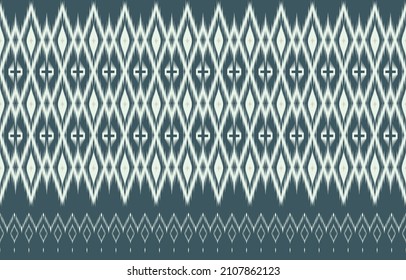 Gometric ethic oriental ikat seamless pattern traditional Design for background,carpet,wallpaper,clothing,wrapping,batik,fabric,Vector illustration.embroidery style.