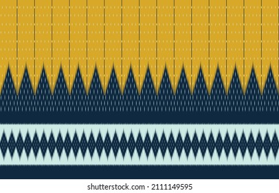 Gometric ethic oriental ikat seamless pattern traditional Design for background,carpet,wallpaper,clothing,wrapping,batik,fabric,Vector illustration.embroidery style.