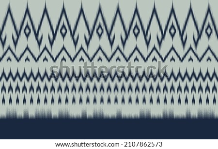 Gometric ethic oriental ikat seamless pattern traditional Design for background,carpet,wallpaper,clothing,wrapping,batik,fabric,Vector illustration.embroidery style.