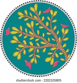 gond painting  indian