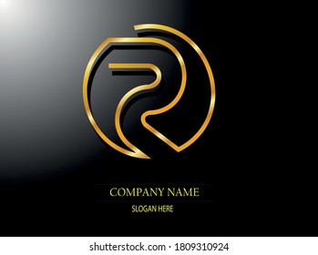 GONDEN R IN A CONTINUOUS LINE 