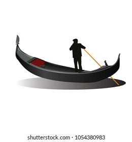 gondola boat vector