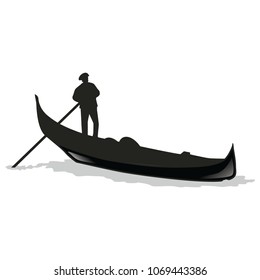 gondola boat vector