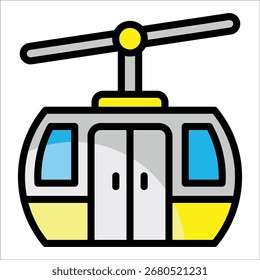 Elemento de ícone gondola para design