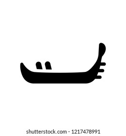 gondola icon. Trendy gondola logo concept on white background from Transportation collection. Suitable for use on web apps, mobile apps and print media.