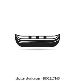 gondola icon vector on white background