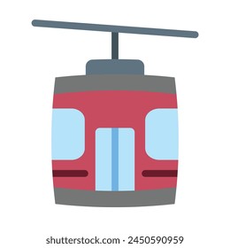 Diseño de ícono plano de Vector de góndola Diseño de ícono plano de Vector
