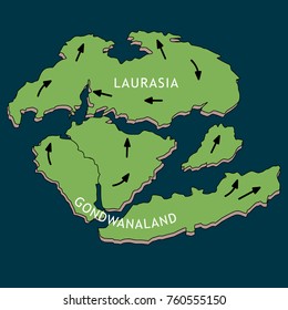 Gondwana, Gondwanaland, Pangaea