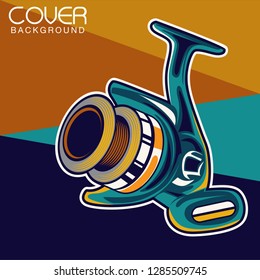 Gone fishing advertising poster