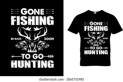 Gone Fishing Be Back Soon Go Stock Vector (Royalty Free) 2065731983 ...