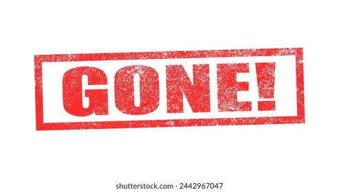 gone red stamp vector design for any file