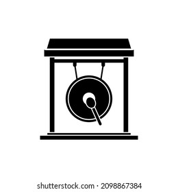 Gong icon design template vector isolated illustration
