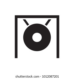 gong icon illustration isolated vector sign symbol