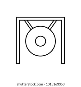 gong icon illustration isolated vector sign symbol